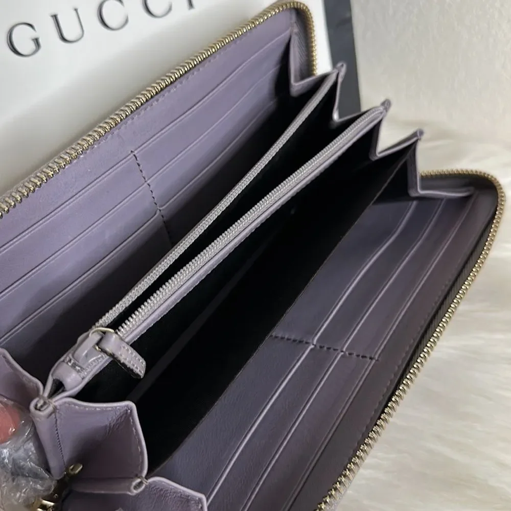 💯Authentic Gucci Zipped Around Long Wallet🍀